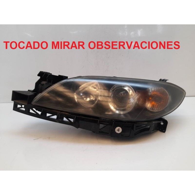 Recambio de faro derecho para mazda 3 berlina (bk) 1.6 crdt active referencia OEM IAM   