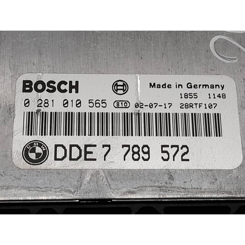 Recambio de centralita motor uce para bmw serie 3 compact (e46) 320td referencia OEM IAM 0281010565 - Azul 2