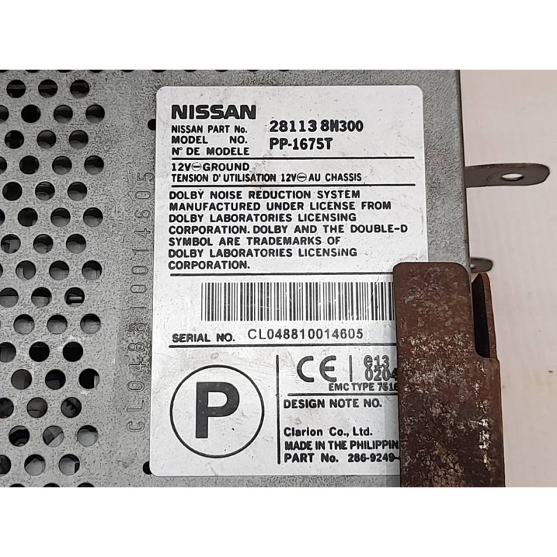 Recambio de sistema audio / radio cd para nissan x-trail (t30) comfort referencia OEM IAM 281138H300 - Gris 3