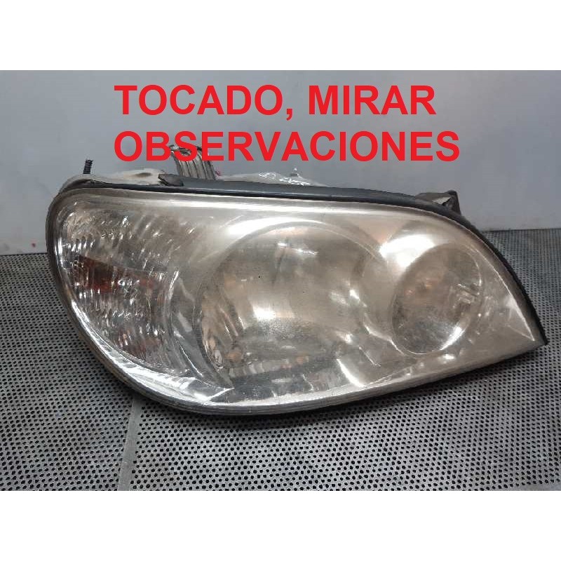 Recambio de faro derecho para kia carnival ii 2.9 cdri ex referencia OEM IAM ADOAE  