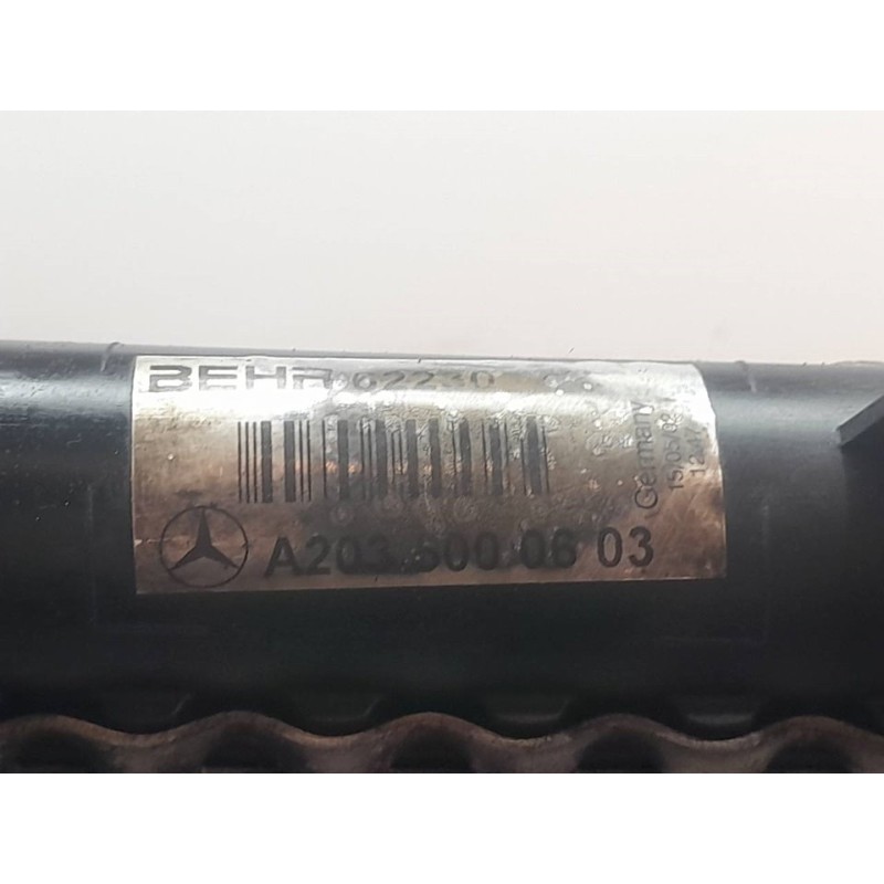 Recambio de radiador agua para mercedes-benz clase c (w203) berlina 220 cdi (203.006) referencia OEM IAM A2035000603  BEHR - Gris 3
