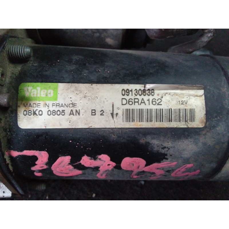 Recambio de motor arranque para opel astra g berlina 1.6 16v referencia OEM IAM 09130838 VALEO - Gris 5