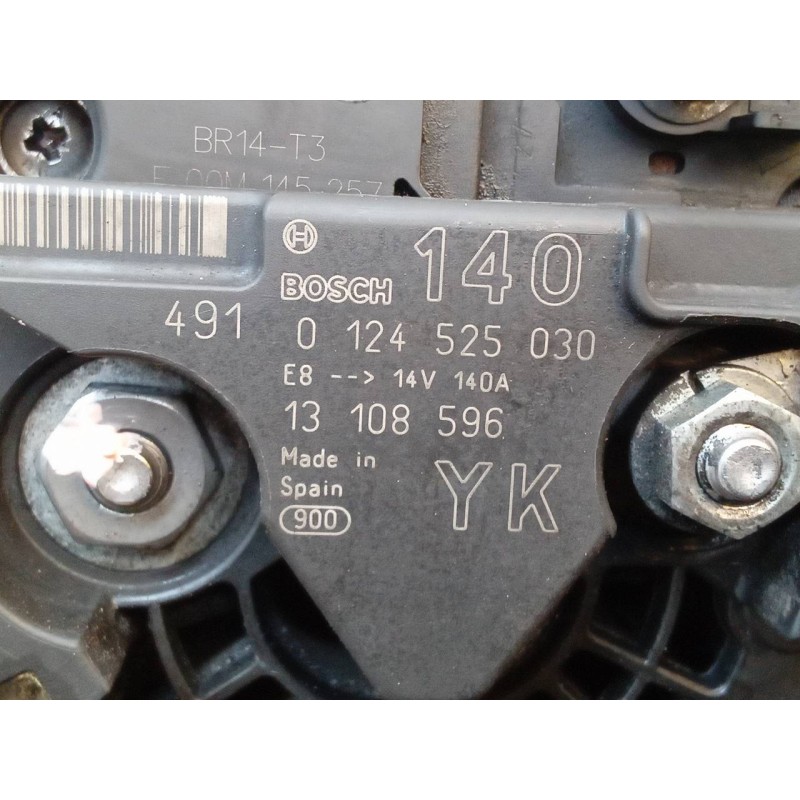 Recambio de alternador para saab 9-5 familiar 2.2 tid vector referencia OEM IAM 0124525030 13108596 BOSCH - Azul 6