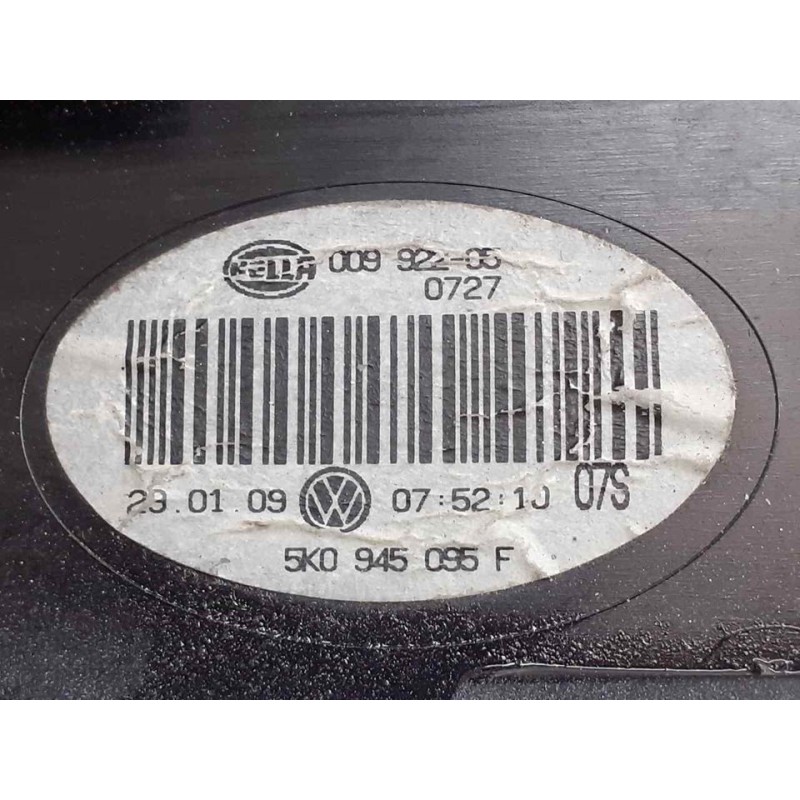 Recambio de piloto trasero izquierdo para volkswagen golf vi (5k1) sport referencia OEM IAM 5K0945095F - Blanco 2