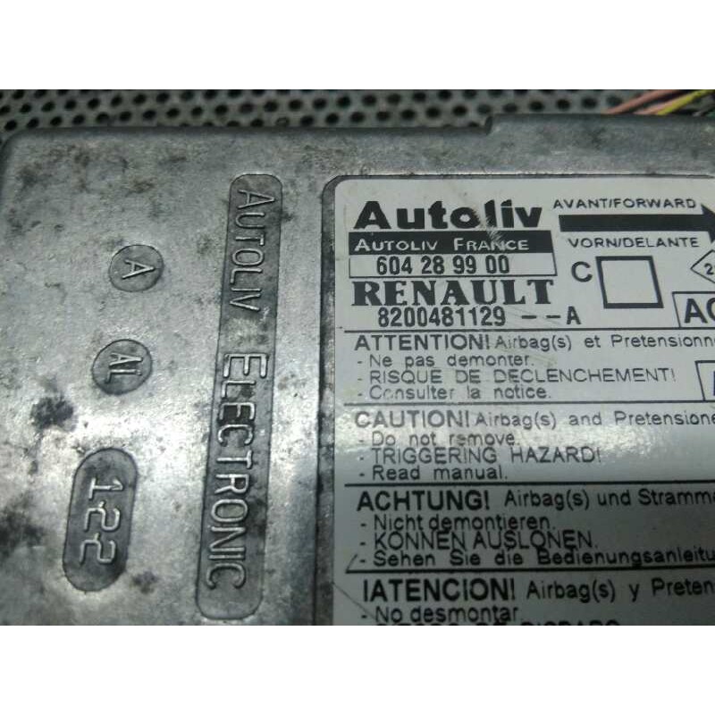 Recambio de centralita airbag para renault megane ii berlina 3p luxe privilege referencia OEM IAM 8200481129A 604289900 - Negro 2