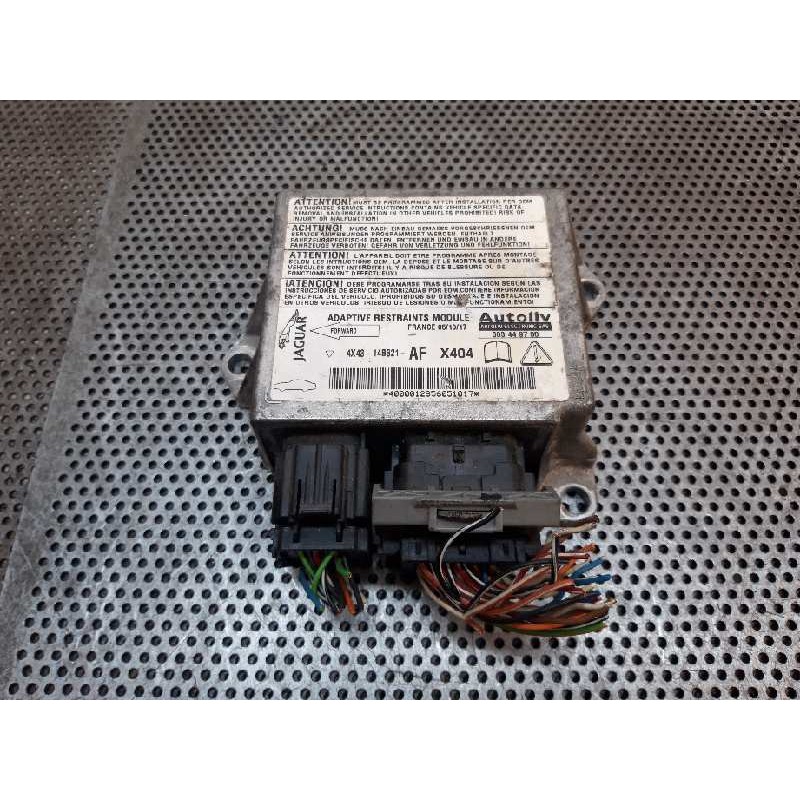 Recambio de centralita airbag para jaguar x-type 2.2 diesel cat referencia OEM IAM 4X4314B321AF - Negro