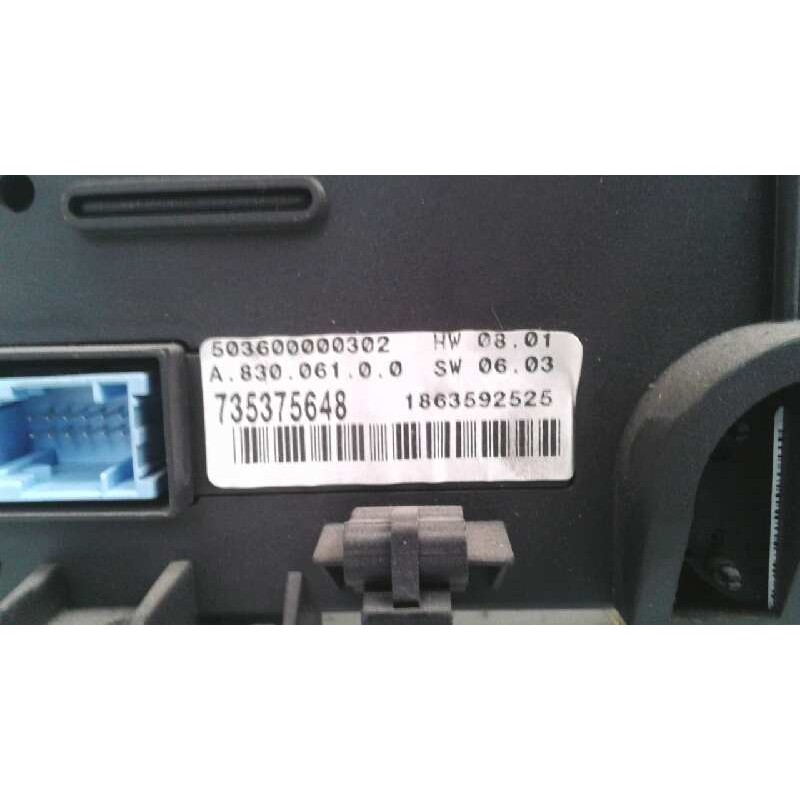 Recambio de mando climatizador para fiat stilo (192) 1.9 jtd 16v cat referencia OEM IAM A83006100 735375648 503600000302 - Rojo 3