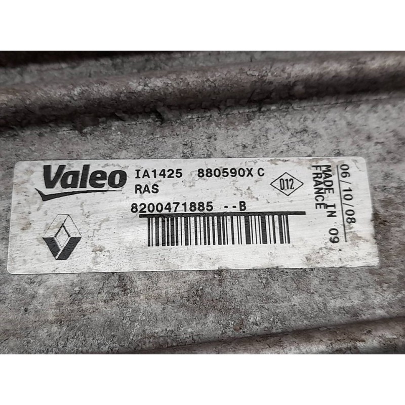 Recambio de intercooler para renault clio iii dynamique referencia OEM IAM 8200471885B  VALEO 3