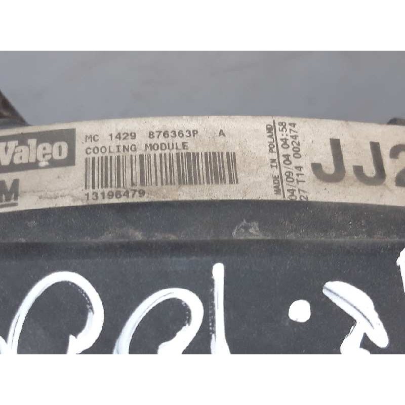 Recambio de electroventilador para opel vectra c berlina comfort referencia OEM IAM 14298763663P 13196479 VALEO 2
