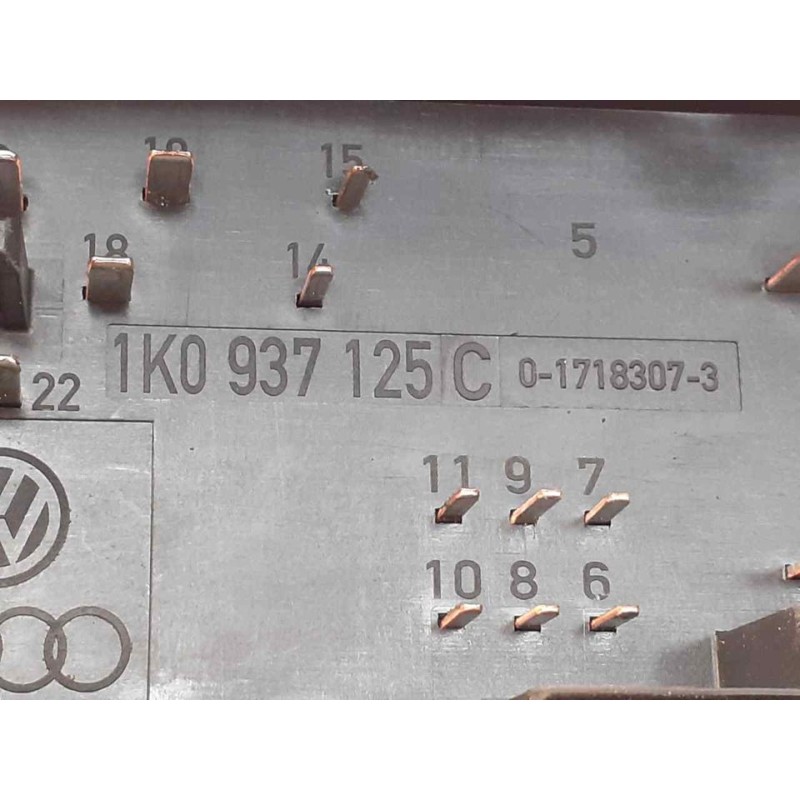 Recambio de caja reles / fusibles para volkswagen golf vi (5k1) sport referencia OEM IAM 1K0937125C - Blanco 3
