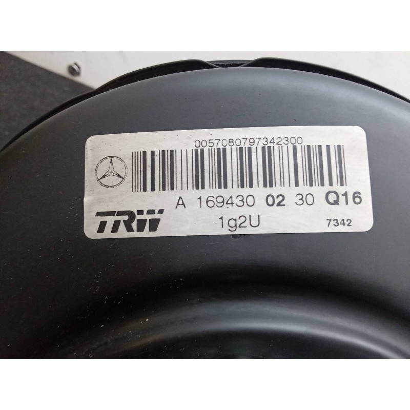 Recambio de servofreno para mercedes-benz clase a (w169) a 200 cdi a-edition referencia OEM IAM A1694300230 - Negro 2