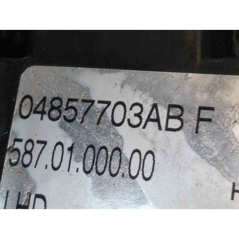 Recambio de faro izquierdo para chrysler voyager (rg) 2.4 se warner bros referencia OEM IAM 04857703ABF 3
