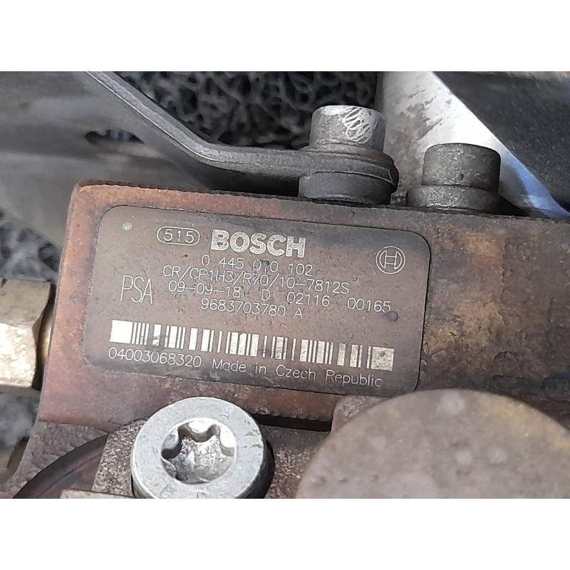 Recambio de bomba inyeccion para citroën c3 picasso sx referencia OEM IAM 0445010102 9683703780 BOSCH - Blanco 3