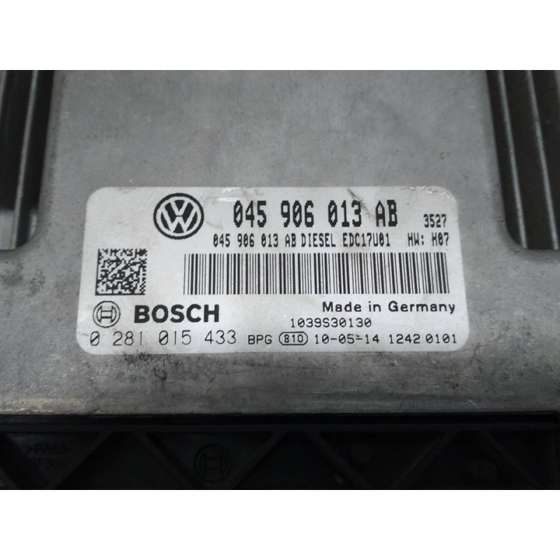Recambio de centralita motor uce para seat ibiza (6j5) reference referencia OEM IAM 045906013AB 0281015433 BOSCH - Negro 2