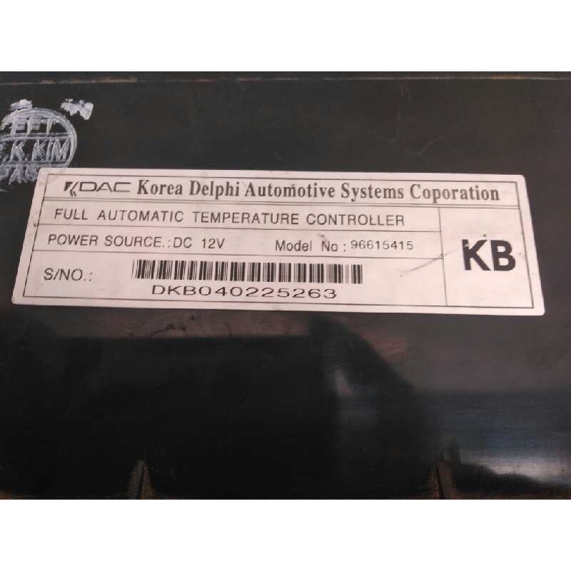 Recambio de mando climatizador para daewoo lacetti 1.6 cat referencia OEM IAM 96615415 DKB040225263 - Verde 2
