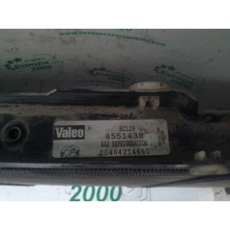 Recambio de radiador agua para fiat coupe (175) 1.8 16v cat referencia OEM IAM - Verde 2