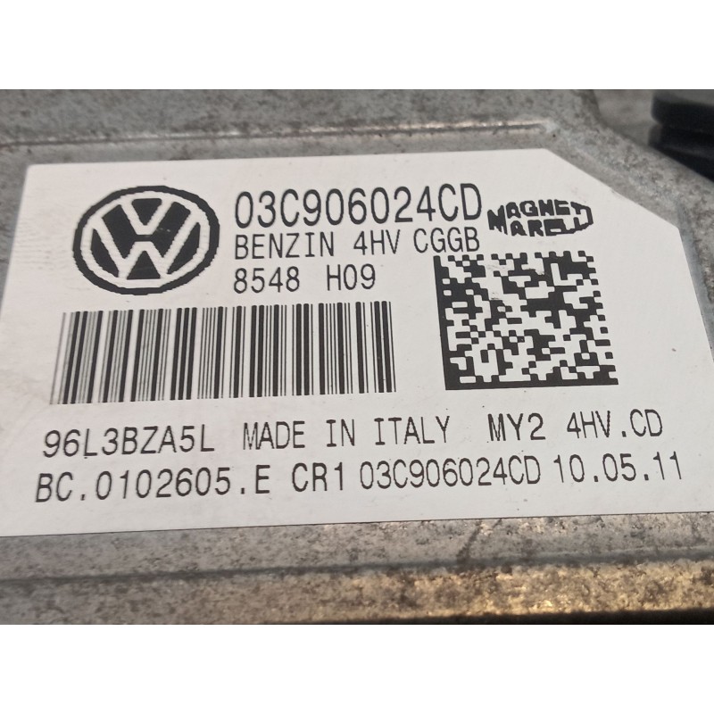 Recambio de centralita motor uce para seat ibiza iv (6j5, 6p1) 1.4 referencia OEM IAM 03C906024CD - Blanco 2
