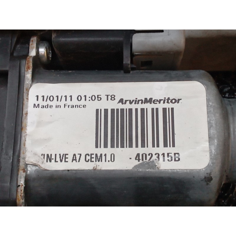 Recambio de elevalunas delantero izquierdo para peugeot 207 confort referencia OEM IAM 402315B - Blanco 6