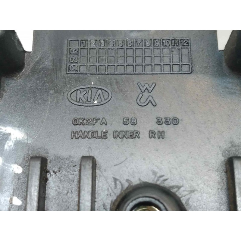 Recambio de maneta interior delantera derecha para kia carens 2.0 crdi lx monovolumen referencia OEM IAM 0K2FA58330 2