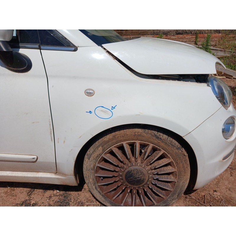 Recambio de aleta delantera derecha para fiat 500 (312_) 1.2 (312axa1a) referencia OEM IAM   