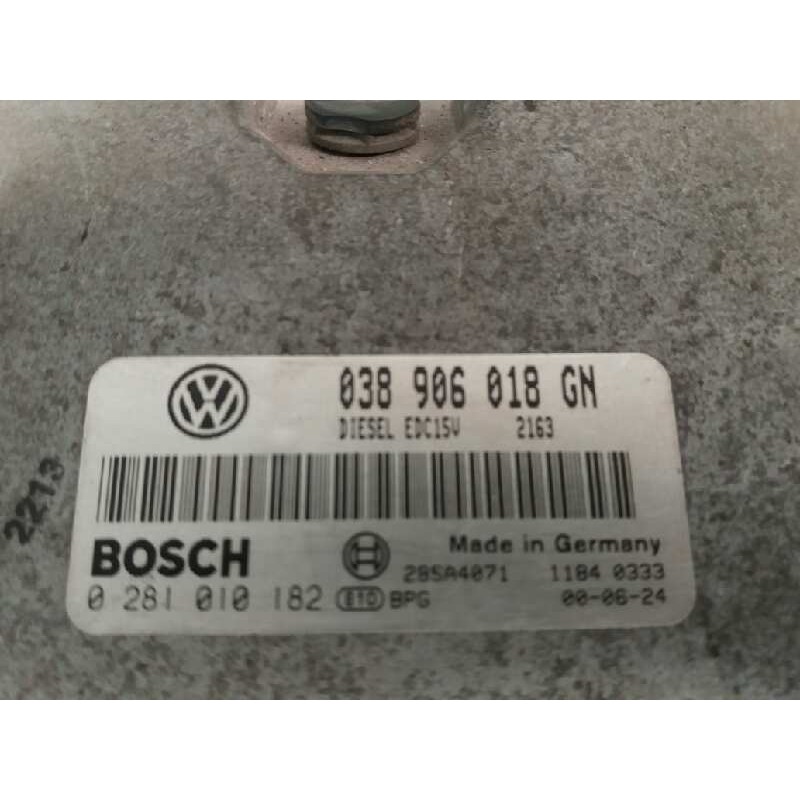 Recambio de centralita motor uce para skoda octavia berlina (1u2) 1.9 tdi referencia OEM IAM  028010182 - Azul 2