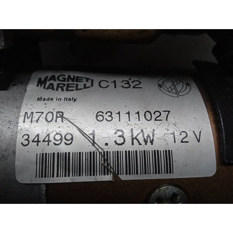 Recambio de motor arranque para alfa romeo 145 1.4 16v cat referencia OEM IAM 63111027  MAGNITIMARELLI 3