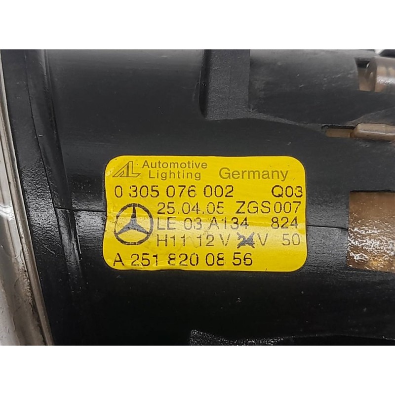Recambio de faro antiniebla derecho para mercedes-benz clase a (w169) a 180 cdi (169.007) referencia OEM IAM 0305076002 A2518200 2