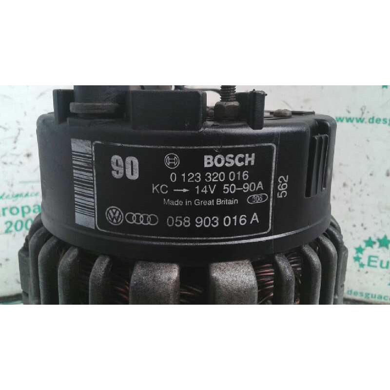 Recambio de alternador para audi a4 berlina (b5) 1.8 20v referencia OEM IAM 0123320016 BOSCH 058903016A - Negro 2