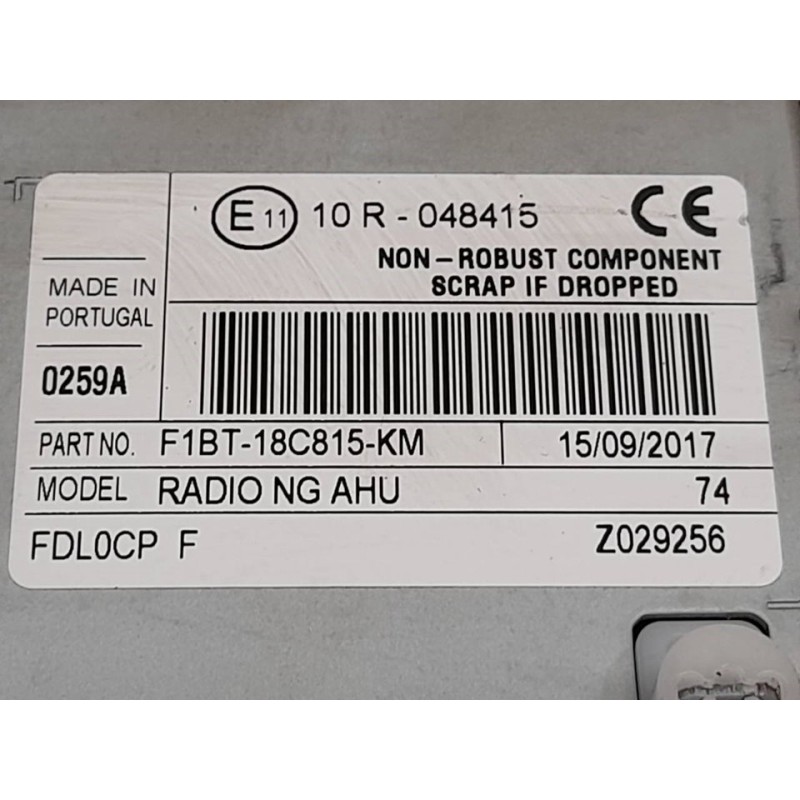 Recambio de sistema audio / radio cd para ford focus lim. business referencia OEM IAM F1BT18C815KM 2