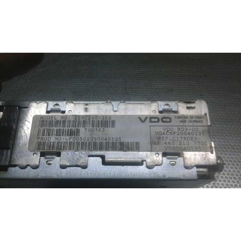 Recambio de sistema audio / radio cd para citroën c5 berlina 2.2 hdi vivace referencia OEM IAM 964432137700 - Gris 2