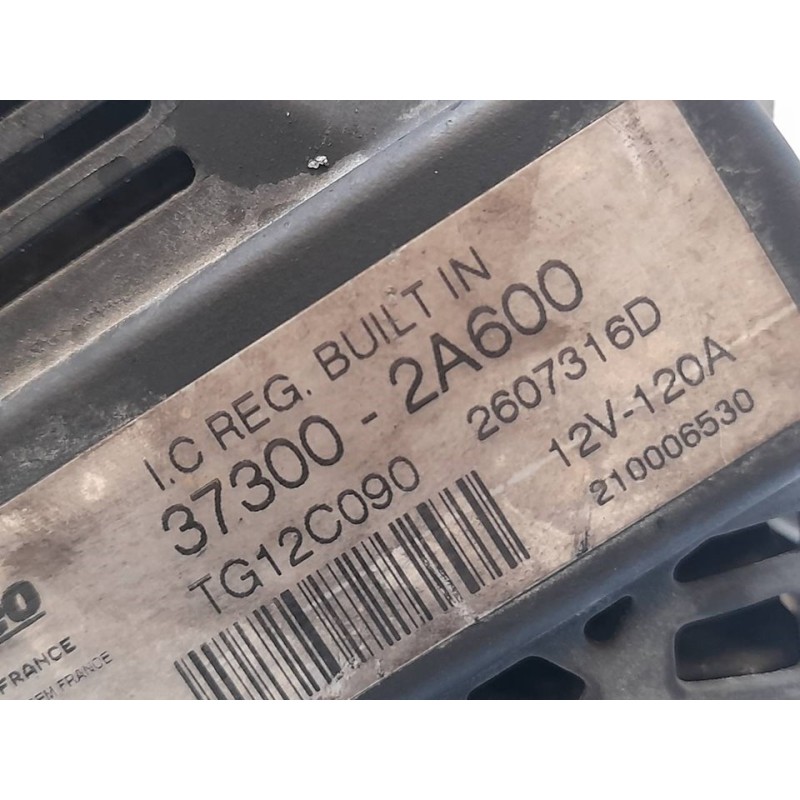Recambio de alternador para hyundai ix20 gls comfort referencia OEM IAM 373002A600 2607316D - Blanco 4