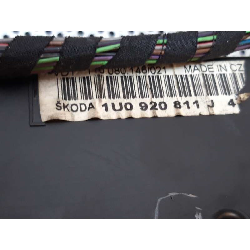 Recambio de cuadro instrumentos para skoda octavia berlina (1u2) style referencia OEM IAM 1U0920811JH - Negro 5