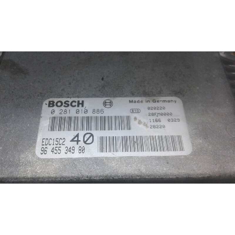 Recambio de centralita motor uce para citroën c5 berlina 2.2 hdi vivace referencia OEM IAM 0281010886 9645534980 - Gris 2