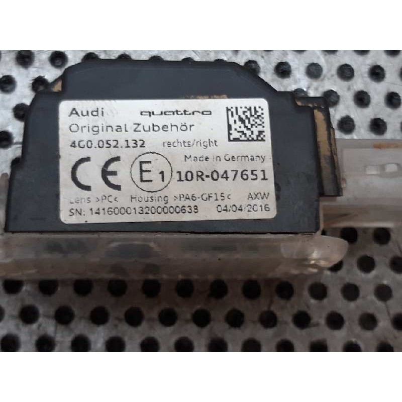 Recambio de piloto matricula para audi a6 allroad quattro (4gj) 3.0 tdi clean diesel referencia OEM IAM 4G0052132 2