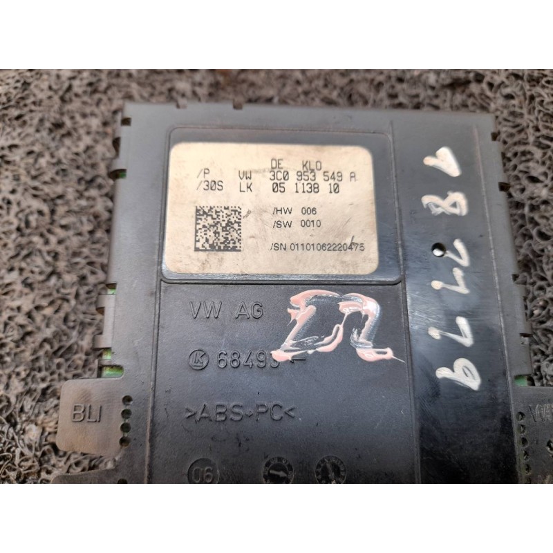 Recambio de centralita check control para volkswagen passat berlina (3c2) advance referencia OEM IAM 3C0953549A 4