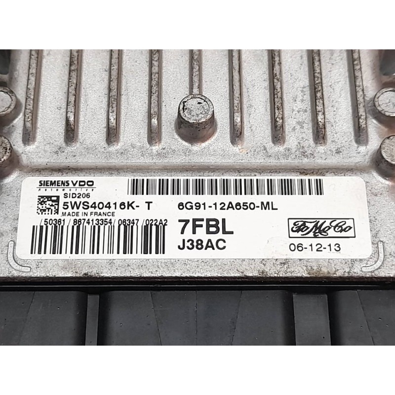 Recambio de centralita motor uce para ford galaxy (ca1) ghia referencia OEM IAM 6G9112A650ML - Negro 2