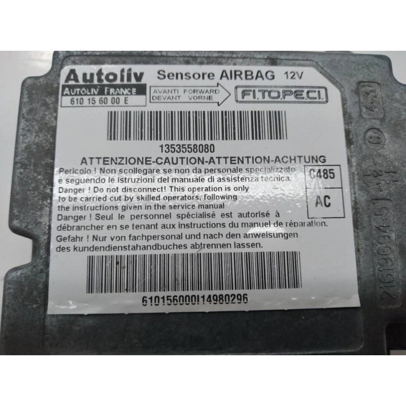 Recambio de kit airbag para peugeot bipper tepee outdoor referencia OEM IAM 610156000E PA70112021 4