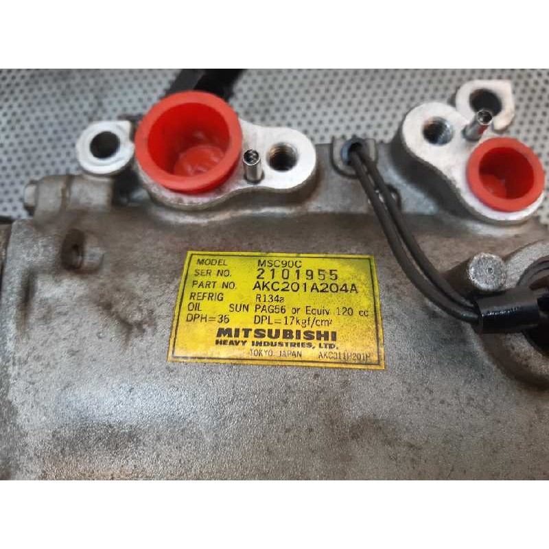 Recambio de compresor aire acondicionado para mitsubishi eclipse (d30) gs climatizado referencia OEM IAM 2101955 AKC201A204A MIT 6