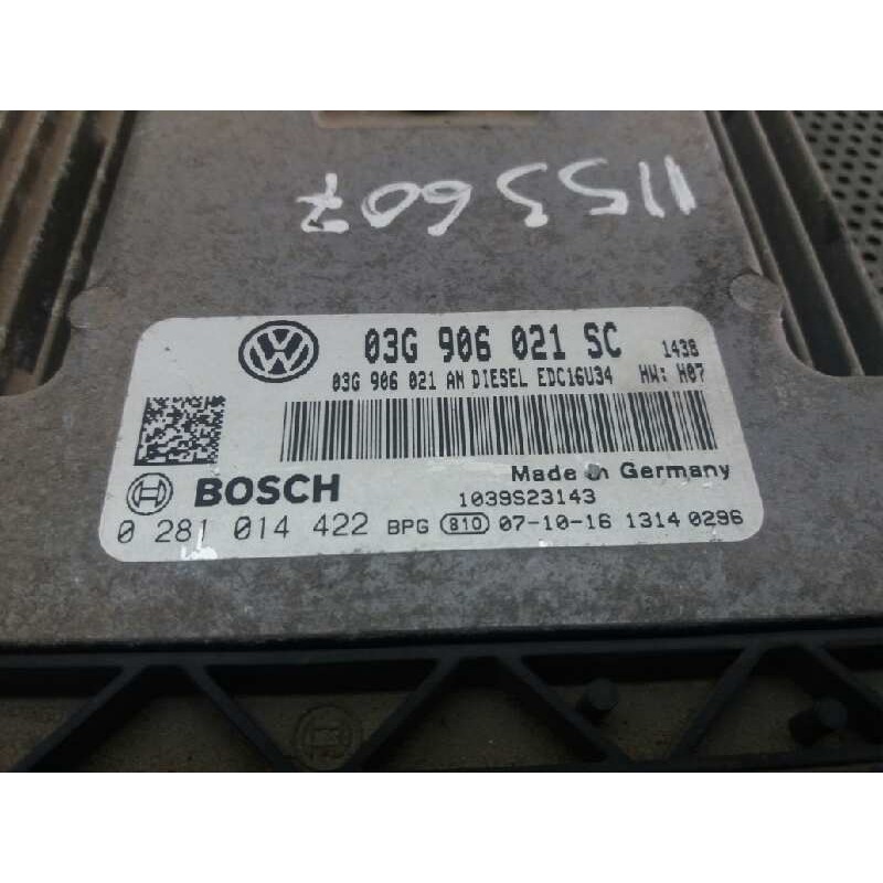 Recambio de centralita motor uce para seat leon (1p1) reference referencia OEM IAM 0281014422 03G906021SC - Rojo 3