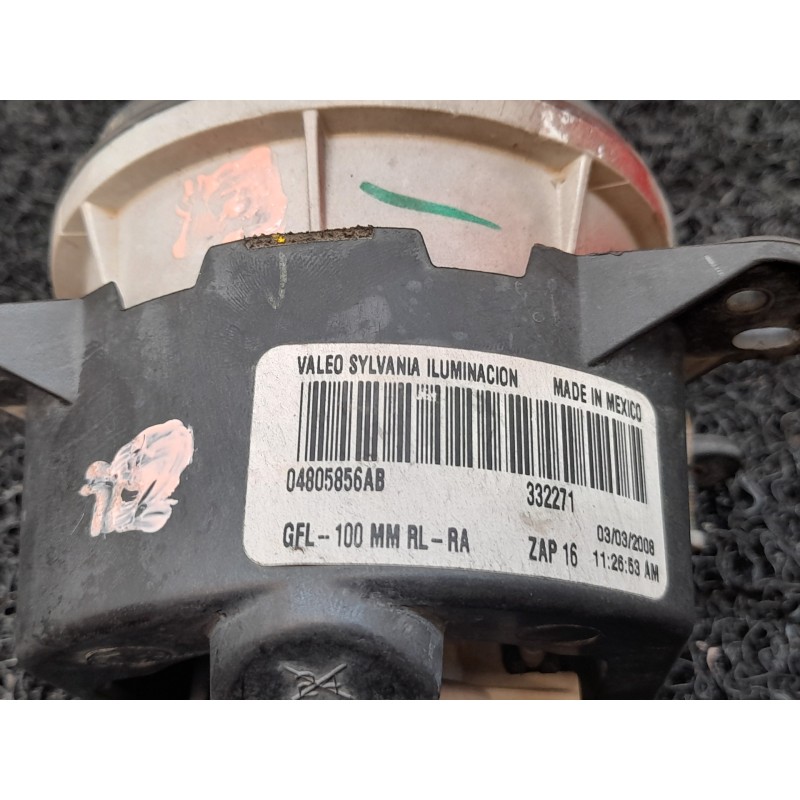 Recambio de faro antiniebla derecho para dodge journey sxt referencia OEM IAM 04805856AB - Rojo 2