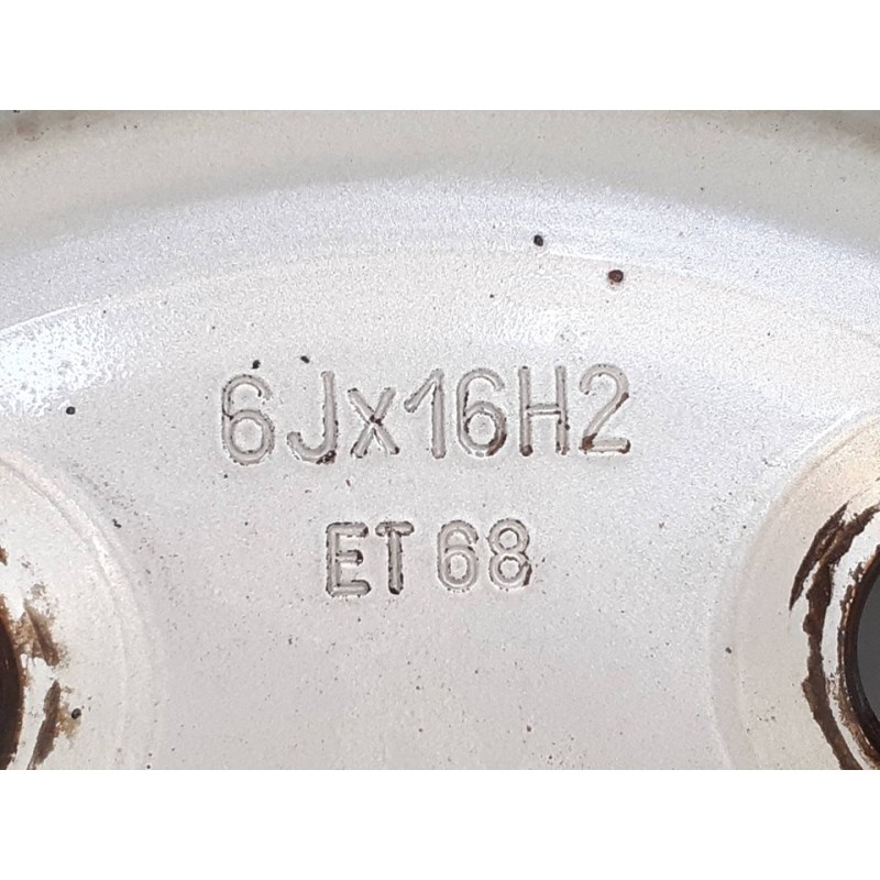 Recambio de llanta para citroën jumper caja cerrada, techo sobreelev. desde '02 35 lh 2.2 hdi/-hdi 100 referencia OEM IAM ET68 - Blanco 2