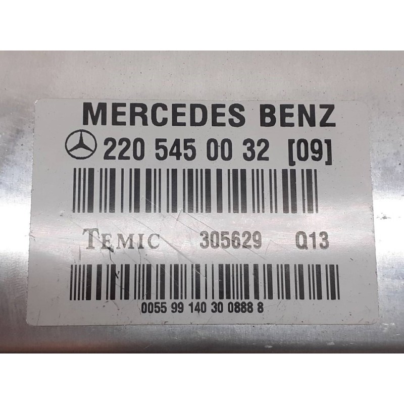 Recambio de centralita suspension para mercedes-benz clase s (w220) berlina 500 (220.075) referencia OEM IAM 2205450032 - Negro 2