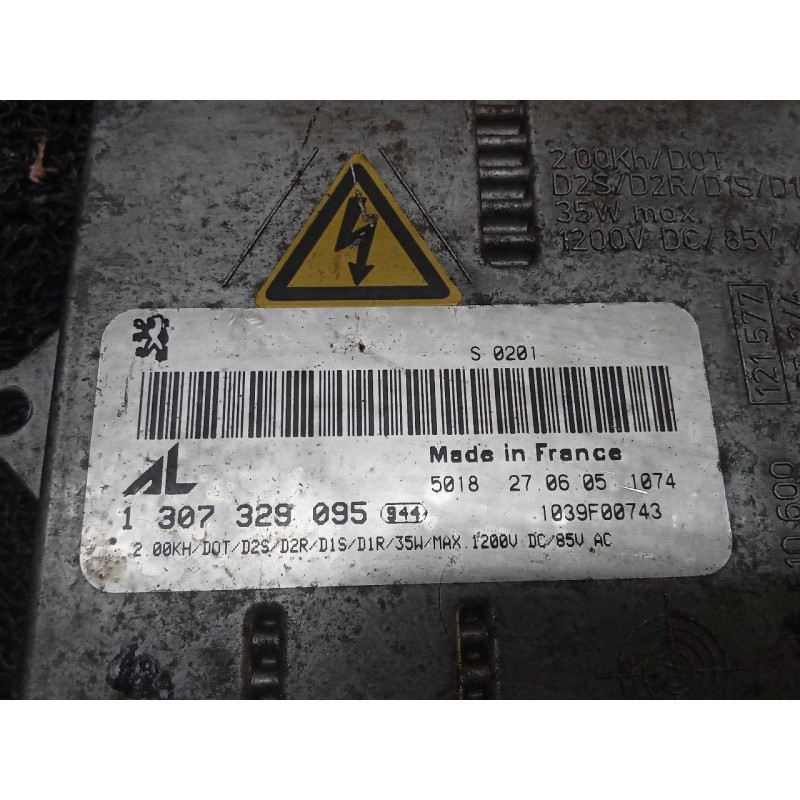 Recambio de centralita faros xenon para peugeot 407 sw st sport pack referencia OEM IAM 1031729095 - Negro 3