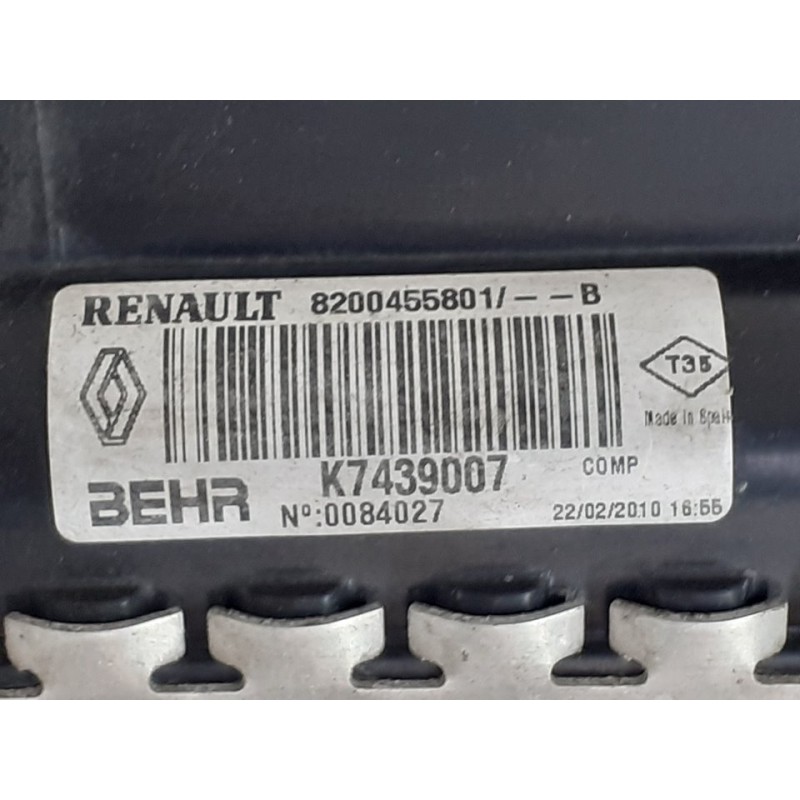 Recambio de radiador agua para renault kangoo profesional referencia OEM IAM 8200455801B - Blanco 2