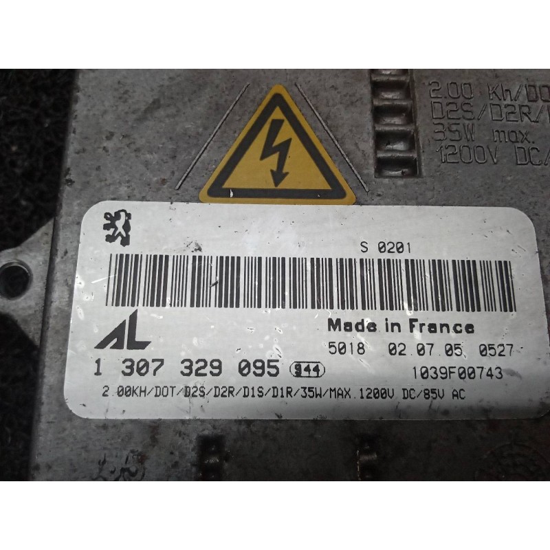 Recambio de centralita faros xenon para peugeot 407 sw st sport pack referencia OEM IAM 1031729095 - Negro 2