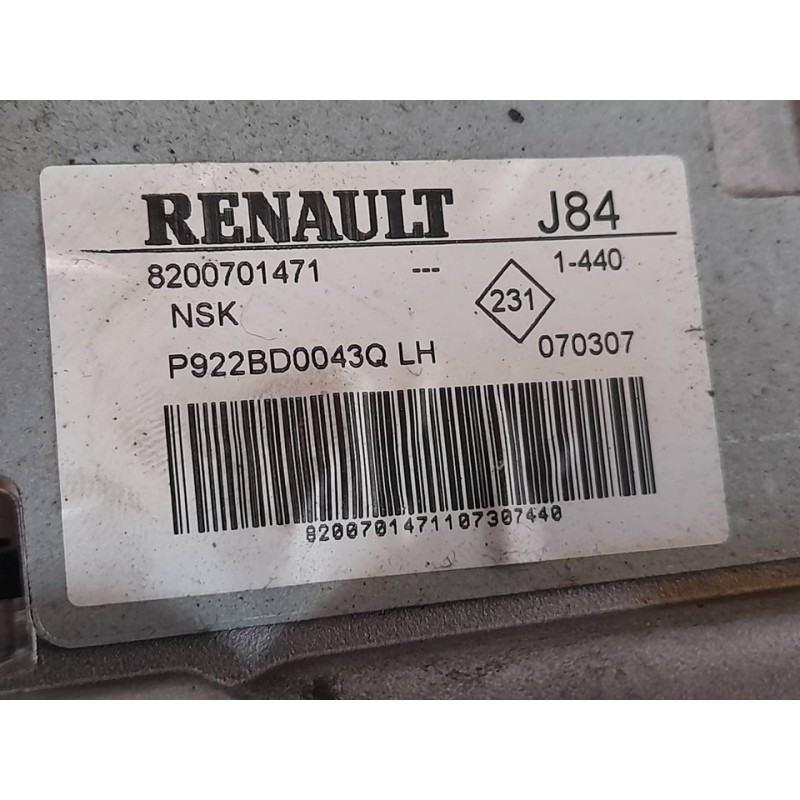 Recambio de columna direccion para renault scenic ii expression referencia OEM IAM 8200701471 A0779C14207H - Negro 2