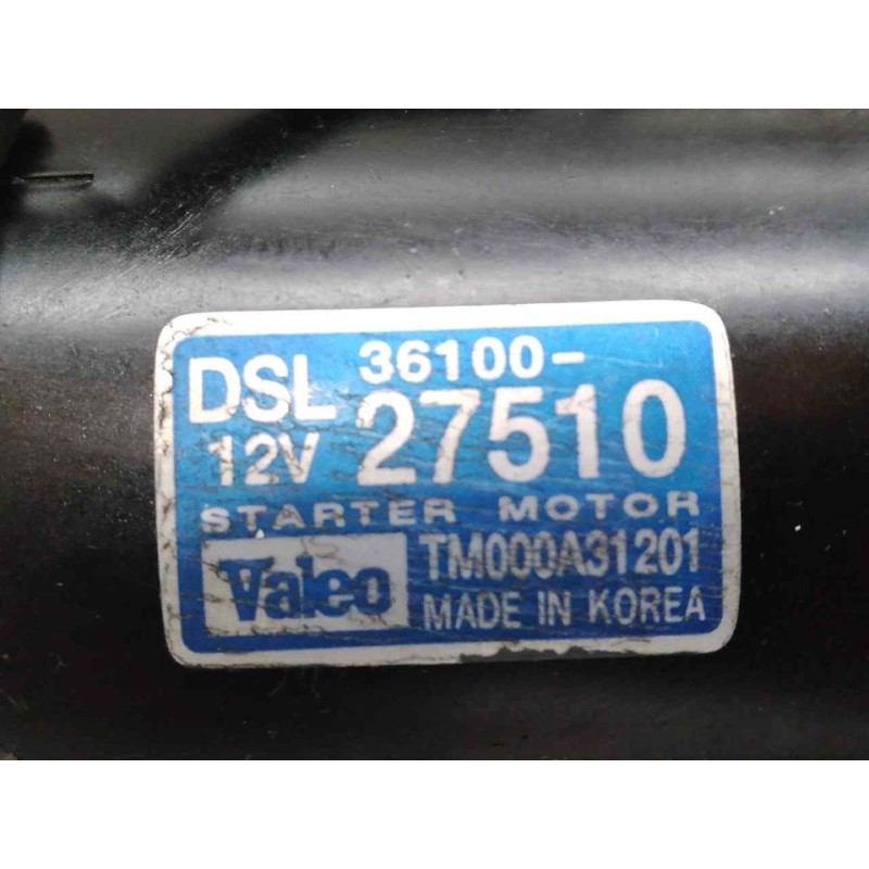 Recambio de motor arranque para hyundai accent (lc) gls crdi referencia OEM IAM 3610027510  VALEO - Gris 2