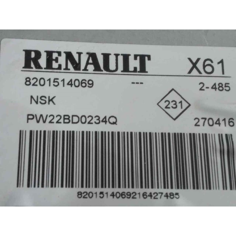 Recambio de columna direccion para mercedes-benz citan (w415) furgon 108 cdi lang (a2) (415603) referencia OEM IAM 8201514069 EA - Blanco 2