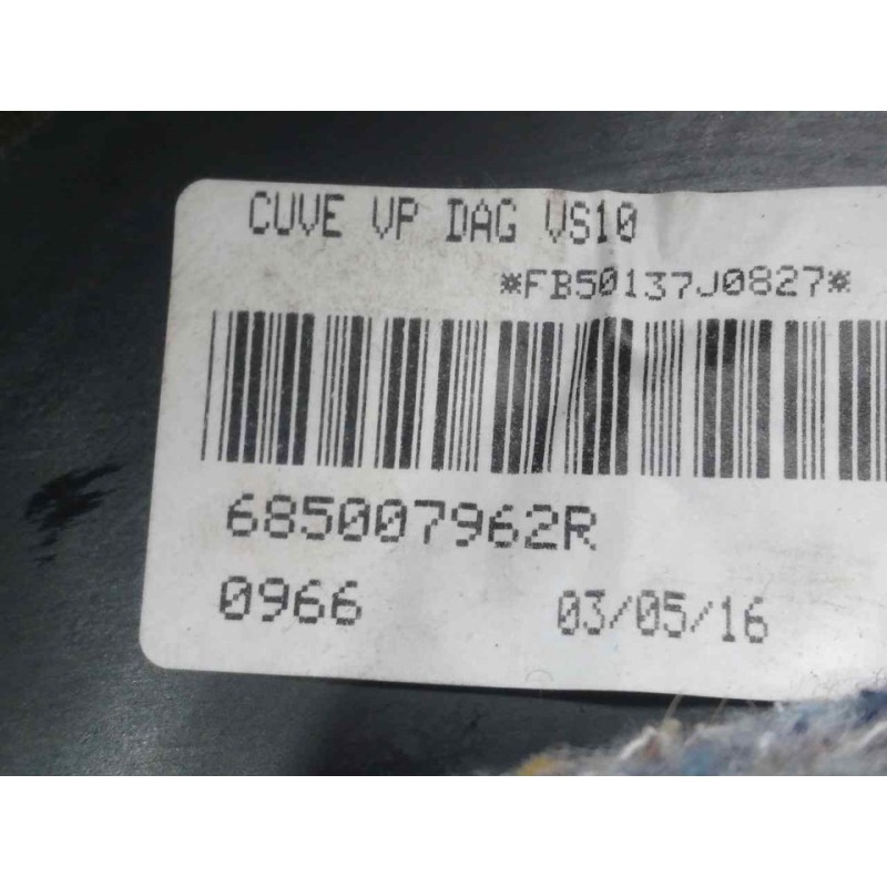 Recambio de guantera para mercedes-benz citan (w415) furgon 108 cdi lang (a2) (415603) referencia OEM IAM 685007962R - Blanco 2