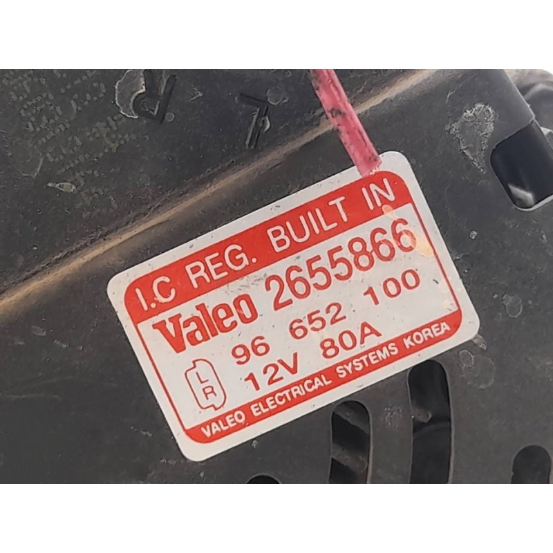 Recambio de alternador para chevrolet kalos 1.2 cat referencia OEM IAM 2655866 96652100 VALEO - Azul 4